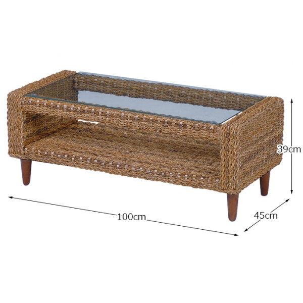 HAGIHARA(萩原) グランツテーブル(幅100×奥行45×高さ39cm) GLANZ(グランツ) RL-1440NA-T 返品種別A_1