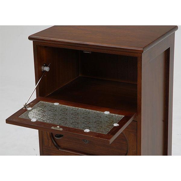 HAGIHARA(萩原) レトロチェスト(幅42×奥行32×高さ100cm) Retro(レトロ) MCH-5184BR 返品種別Aの画像