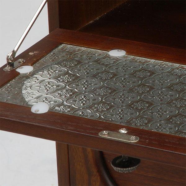 HAGIHARA(萩原) レトロチェスト(幅42×奥行32×高さ100cm) Retro(レトロ) MCH-5184BR 返品種別Aの画像