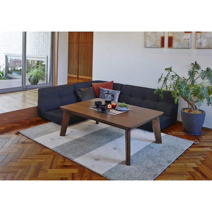 HAGiHARA（萩原） 家具調コタツ(120×80cm) (暖房器具) リノCF120BR