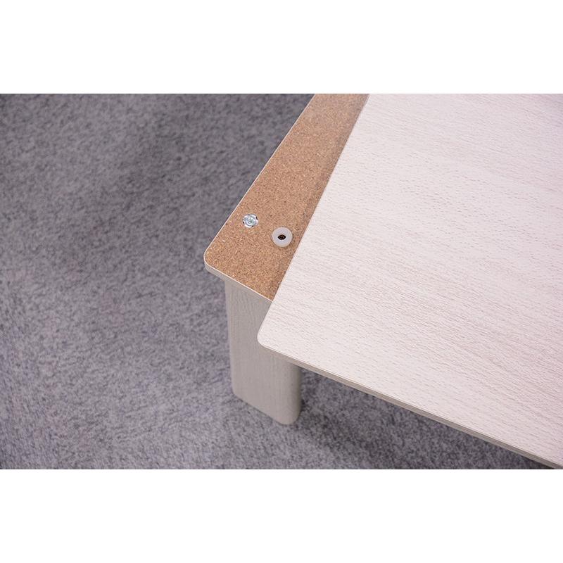 HAGIHARA(萩原) カジュアルコタツ(75×75cm グレイッシュホワイト) (暖房器具) KOT-7350-75 返品種別A_2