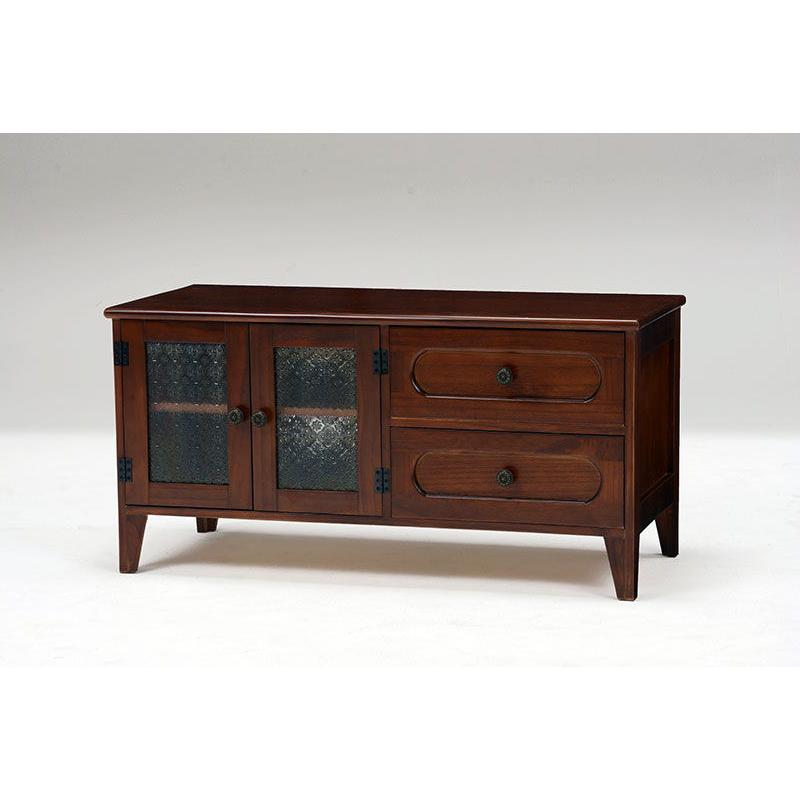 HAGIHARA(萩原) レトロテレビボード(幅90×奥行40×高さ45cm) MTV-5188BR 返品種別Aの画像
