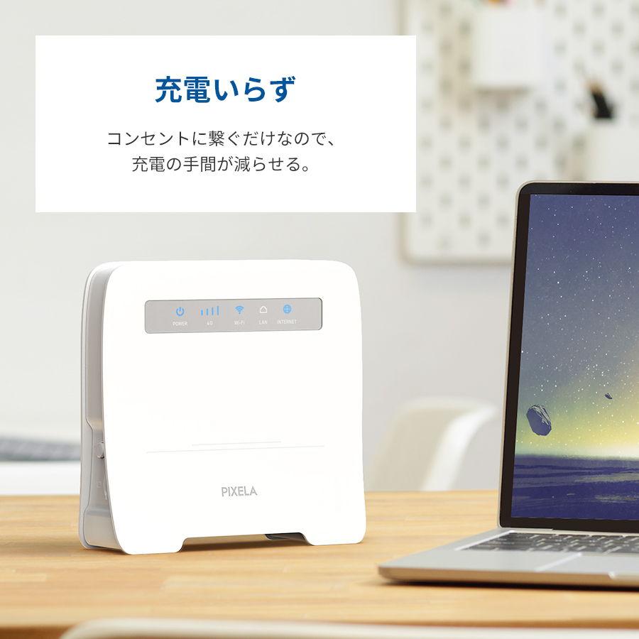 PIXELA LTE対応 SIMフリーホームルーター 11ac(Wi-Fi5)対応 867+300Mbp /標準SIM(docomo、au、SoftBank、Rakuten回線対応) PIX-RT100 返品種別A｜joshin｜12