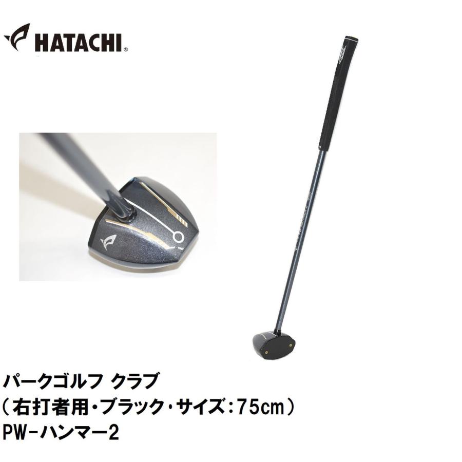 HATACHI（ハタチ） パークゴルフ クラブ(右打者用・ブラック・サイズ 