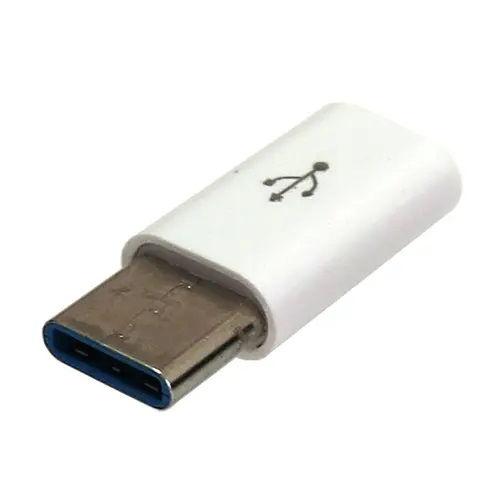 タイムリー USB2.0 microUSB-Type-C変換アダプタ 4個セット(ホワイト) CAD-P4W 返品種別A｜joshin｜02