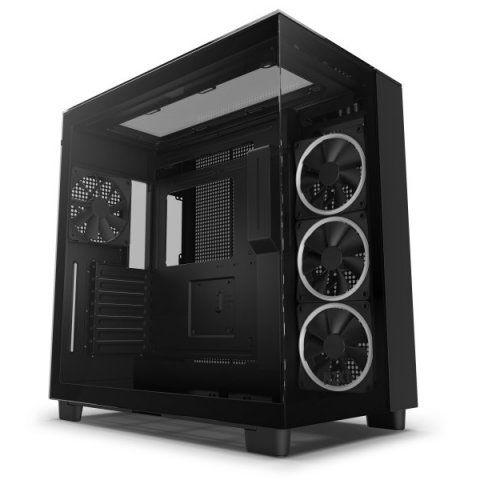 NZXT NZXT ミドルタワーPCケース H9 Flow ブラック CM-H91FB-01 返品 