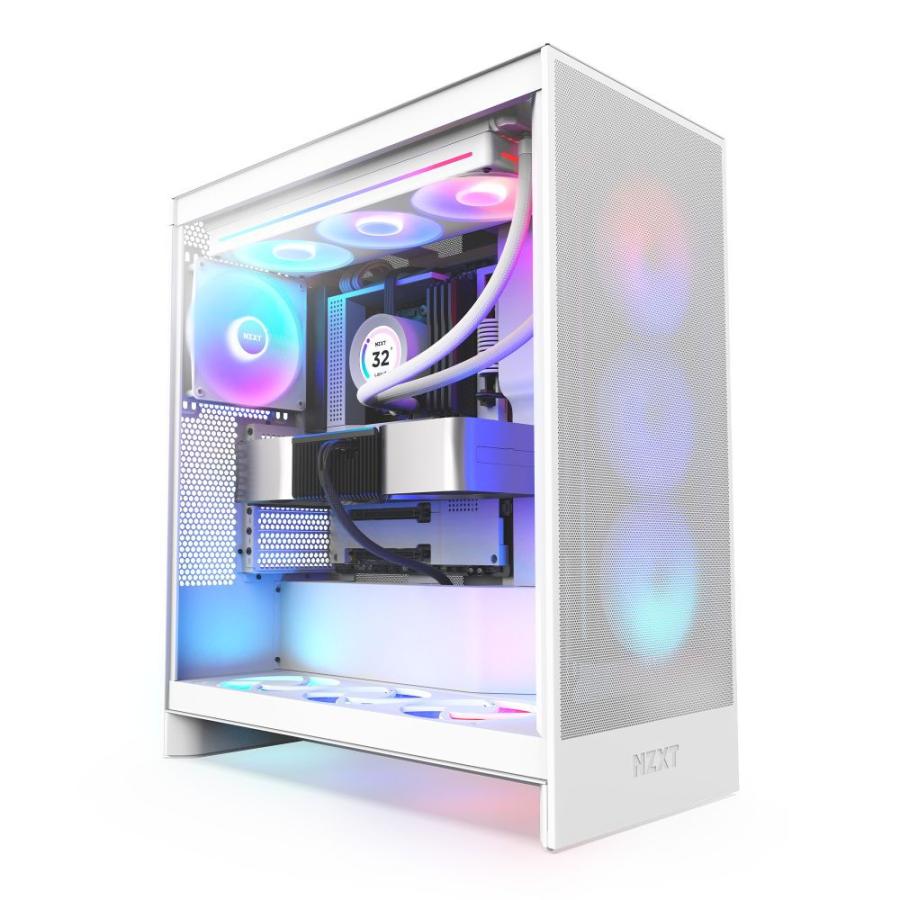 NZXT ミドルタワー PCケース H7 Flow RGB (2024)(ホワイト) CM NZXT ミドルタワー PCケース H7 Flow RGB (2024)(ホワイト) CM