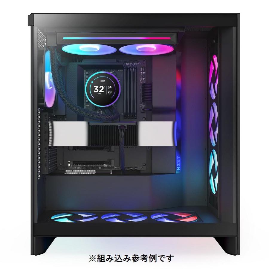 NZXT H1 v2 ホワイト『750W電源と水冷一体型CPUクーラー標準搭載