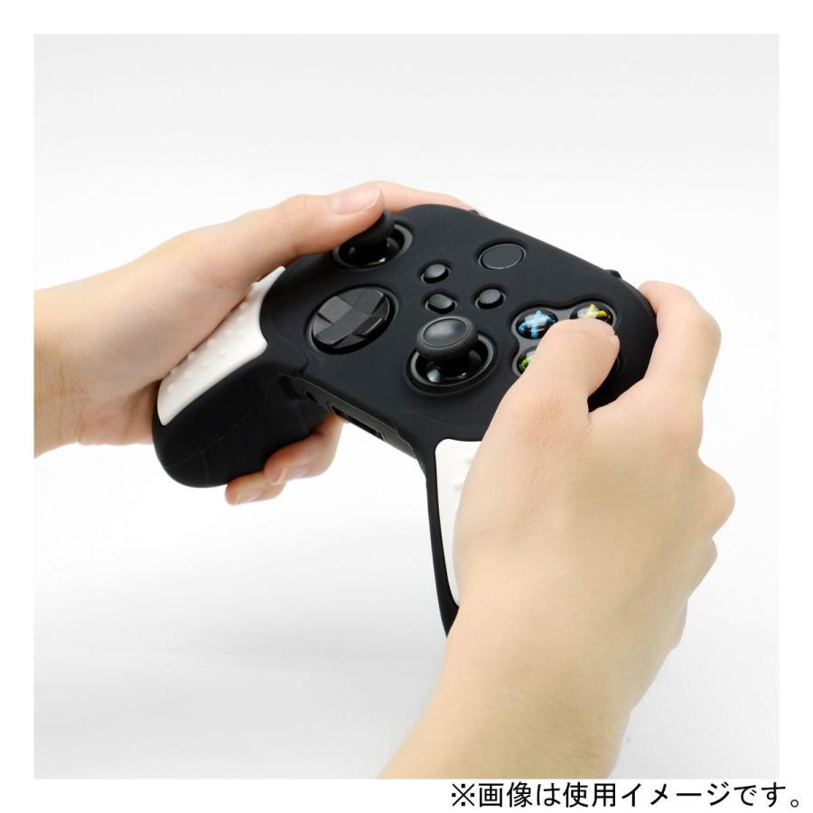ゲームテック (Xbox Series)シリコンカバーXS ブラック 返品種別B｜joshin｜07