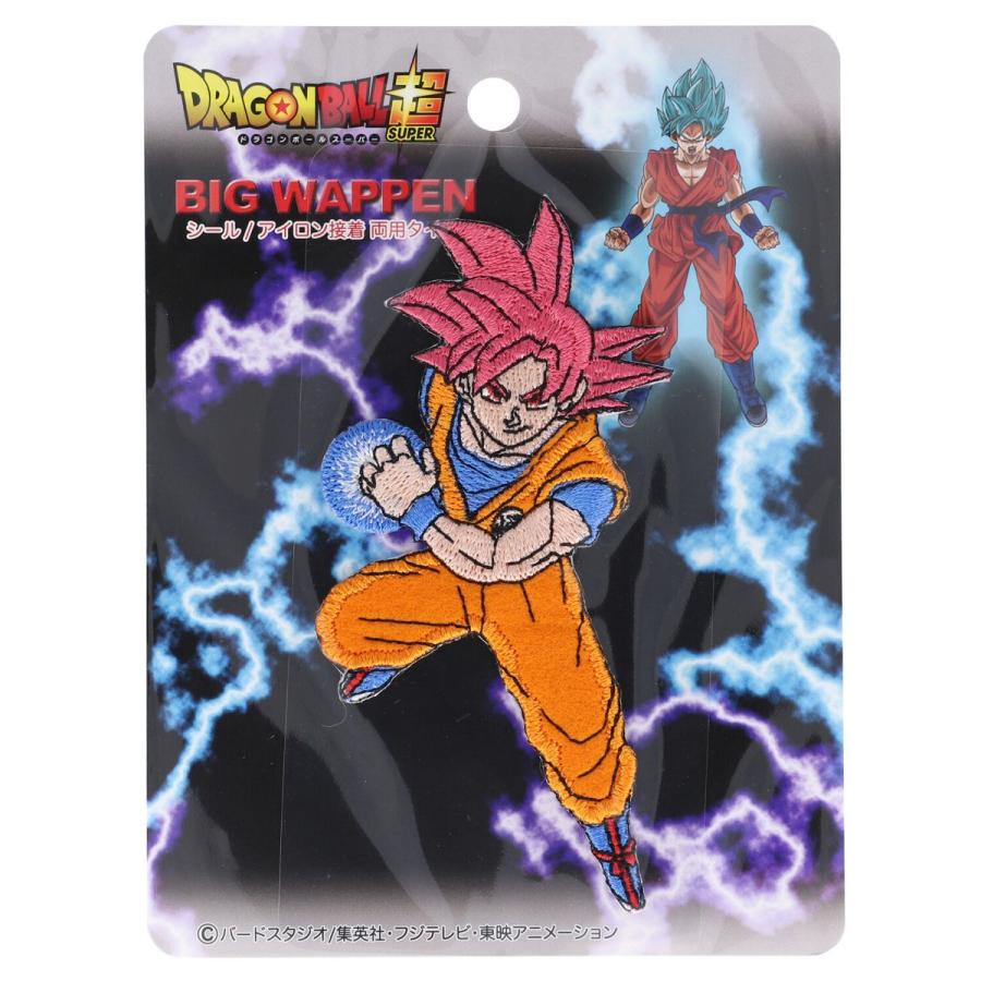 稲垣服飾 ドラゴンボール超 ビッグシールワッペン 孫悟空 超サイヤ人
