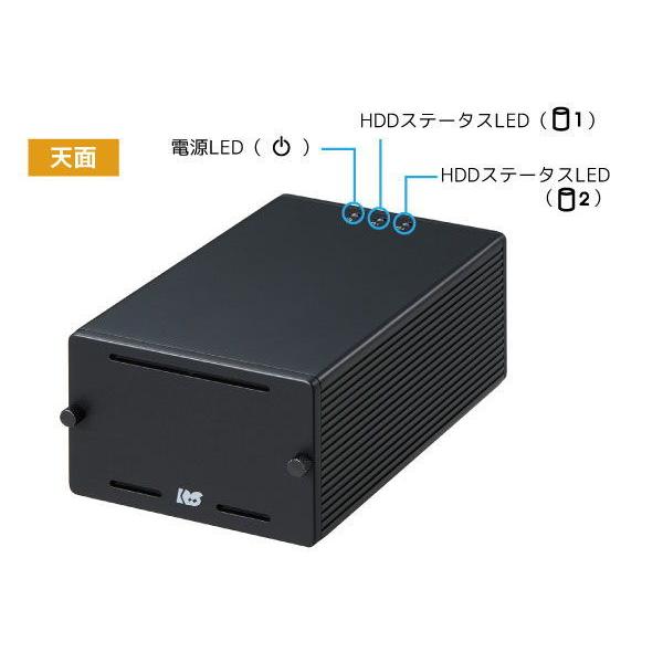 RATOC Systems（ラトックシステム） USB3.2 Gen2 RAIDケース(2.5インチ