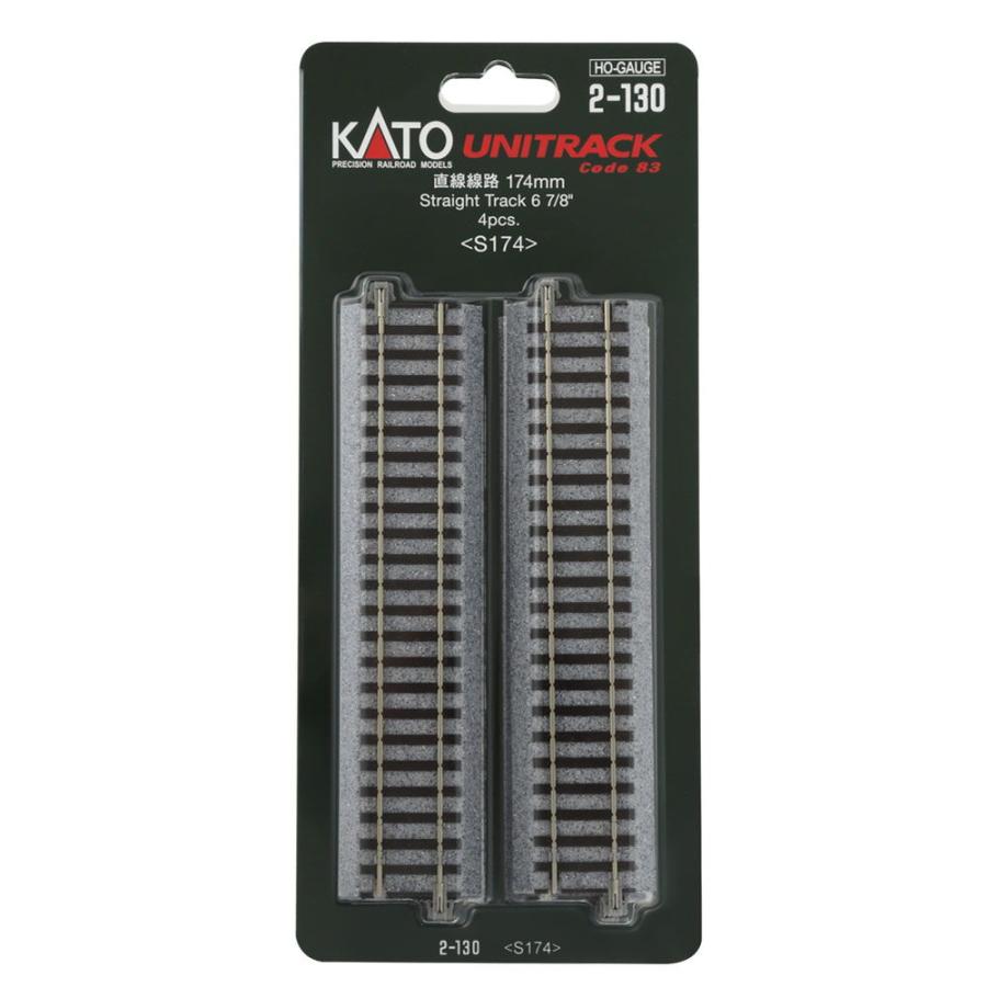 カトー（KATO） (HO) 2-130 HOユニトラック 直線線路174mm(4本入) 返品