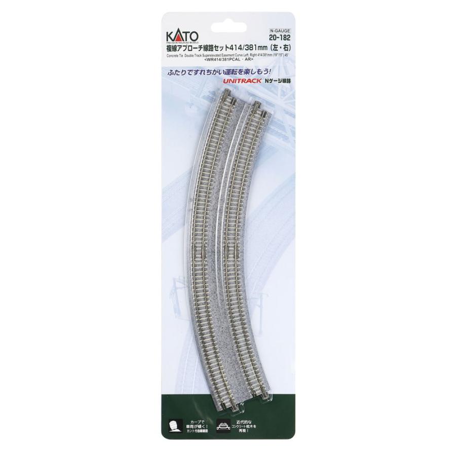 カトー（KATO） (N) 20-182 ユニトラック 複線アプローチ線路 R414