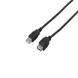 バッファロー USB2.0延長ケーブル 1.5m A to 高級 返品種別A BSUAA215BK 適当な価格 ブラック