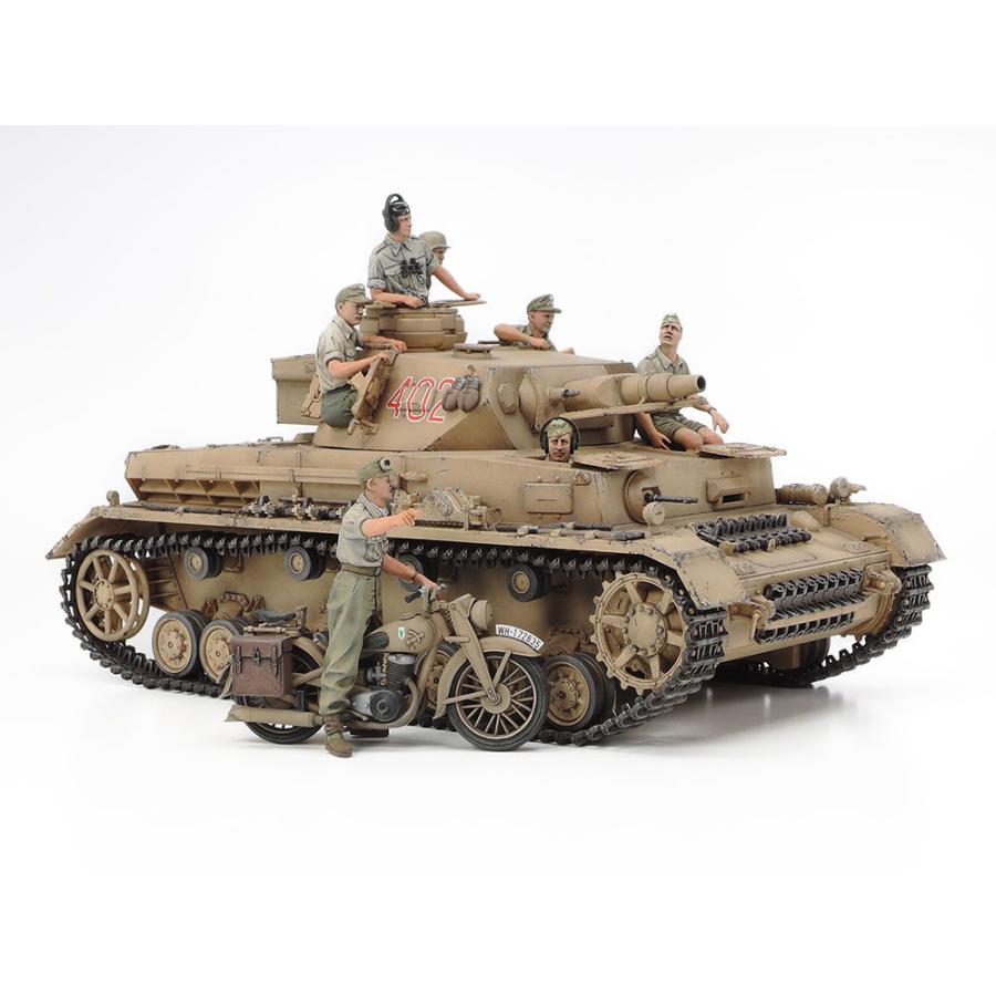 タミヤ 1/ 35 ドイツ IV号戦車F型 伝令バイクセット 北アフリカ タミヤ 1/ 35 ドイツ IV号戦車F型 伝令バイクセット 北アフリカ