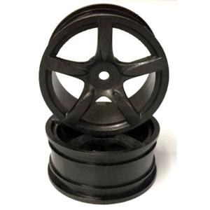 タミヤ OP.1739 5本スポークホイール4本(24mm幅・オフセット0)(強化タイプ)(54739)ラジコン用パーツ 返品種別B（Yahoo!・Joshin web）