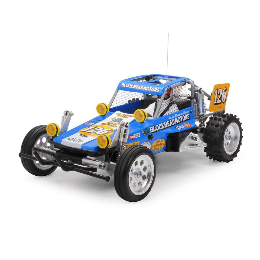タミヤ 1/ 10 電動RCカー組立キットレーシングバギー ワイルドワンオフローダー BLOCKHEAD MOTORS (58695)ラジコン 返品種別B（Yahoo!・Joshin web）
