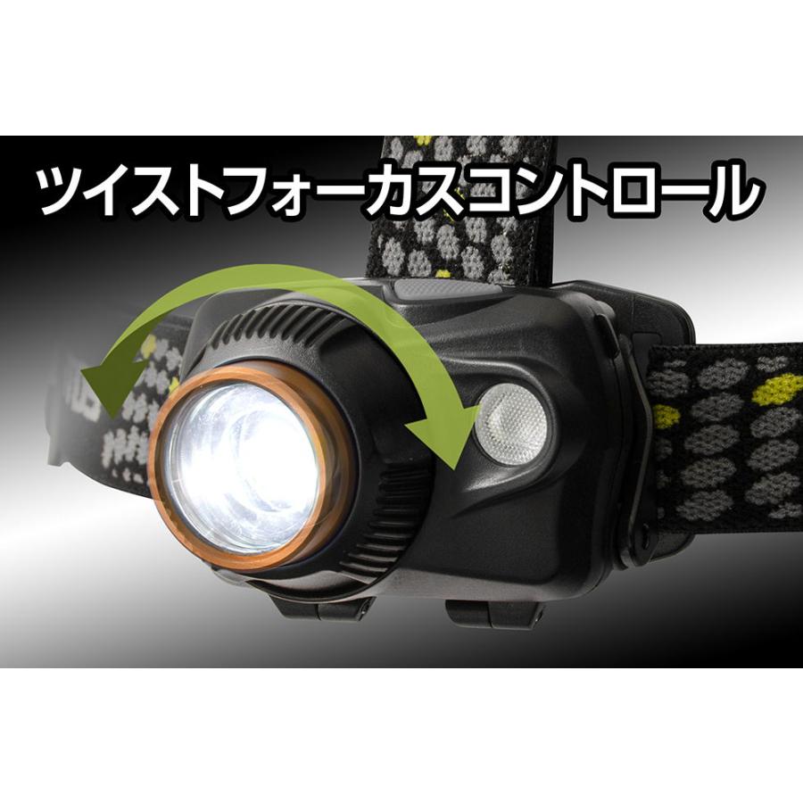 ジェントス LEDヘッドライト 700ルーメン W STARシリーズ WS-300H 返品種別A｜joshin｜03