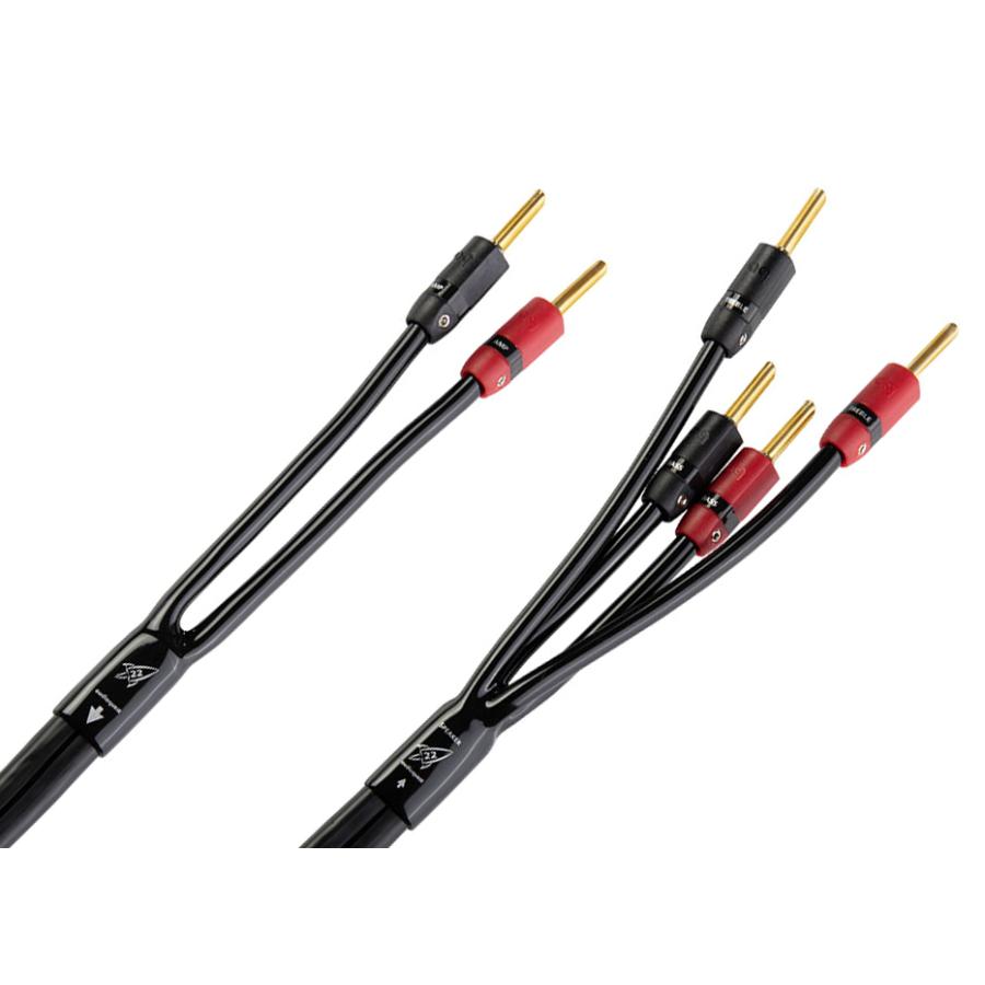オーディオクエスト 完成品スピーカーケーブル(2.0m・両端バナナプラグ  