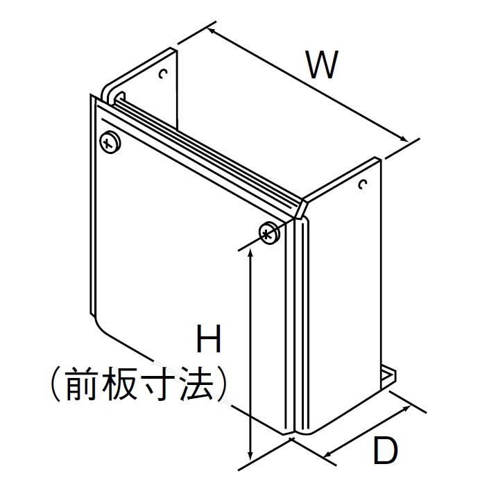リンナイ（Rinnai） ガス給湯器用配管カバー(高さ448mm) WOP-H101(K)SS