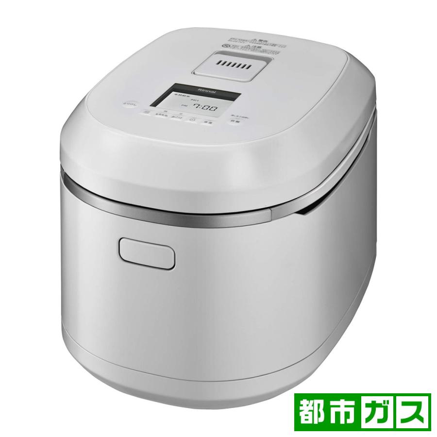 リンナイ（Rinnai） タイマー付ガス炊飯器(1.1升炊き) マットホワイト