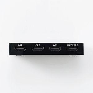 エレコム HDMIセレクター(3入力・1出力) ELECOM “DH-SWLBKシリーズ” DH-SWL3BK 返品種別A｜joshin｜02