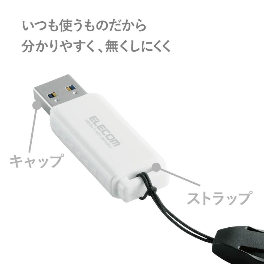 エレコム USB3.0対応 メモリ 16GB(ホワイト) MF-HSU3A16GWH 返品種別A｜joshin｜04