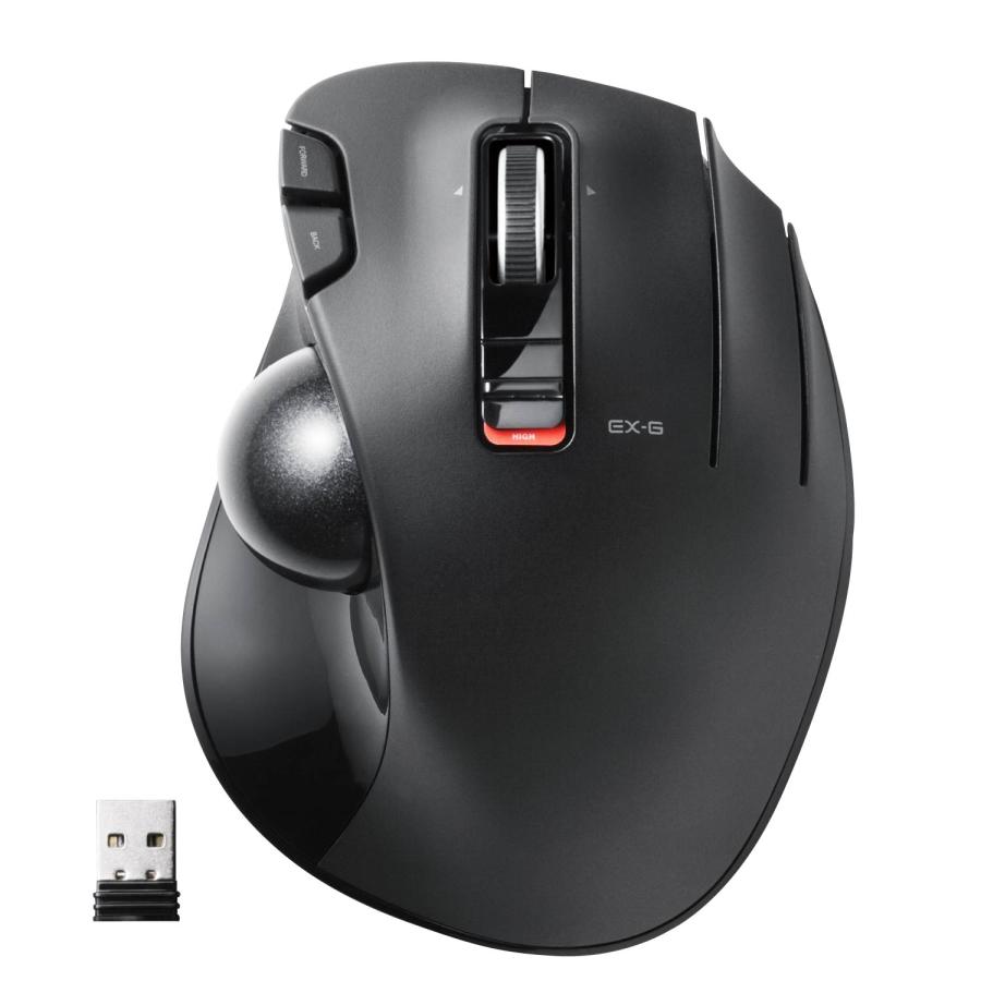 ELECOM（エレコム） ワイヤレストラックボールマウス 親指 6ボタン