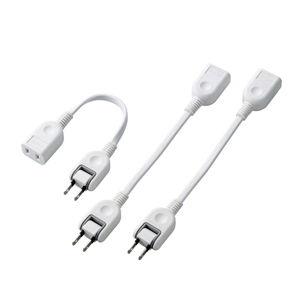 エレコム 激安価格と即納で通信販売 Acアダプタ用 電源延長コード 1個口 0 1m 3本パック 返品種別a T Adr1whx3 ホワイト