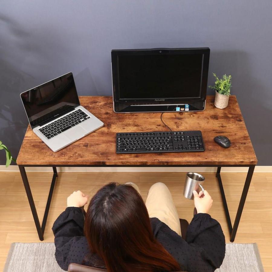 【新品・送料無料】ワークデスク プレーン 奥行45cm ダークブラウン 新品・送料無料》ワークデスク プレーン 奥行45cm ダークブラウン