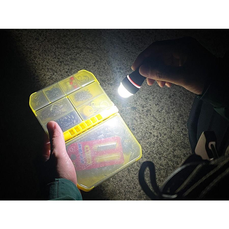 ゼクサス LEDミニライト フラッシャーライト 180ルーメン(ブラック) ZX