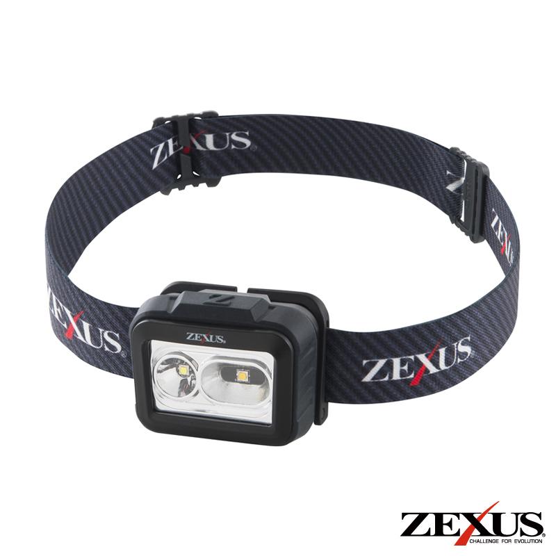 ゼクサス LEDヘッドライト 310ルーメン(ブラック) ZEXUS ZX-180 返品 