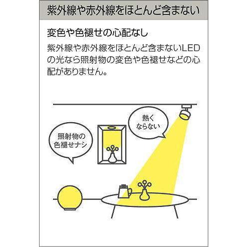 ダイコー LEDスポットライト(ダクトレール取付専用) DAIKO DSL-5326AWG 返品種別Aの画像