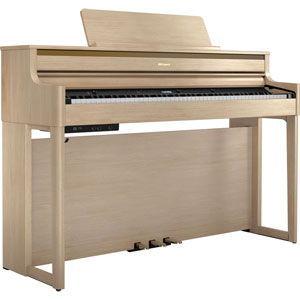 ローランド 電子ピアノ(ライトオーク)(高低自在椅子＆ヘッドホン＆楽譜集付き) Roland HP700 SERIES HP704-LAS(イススタンドツキ) 返品種別A01