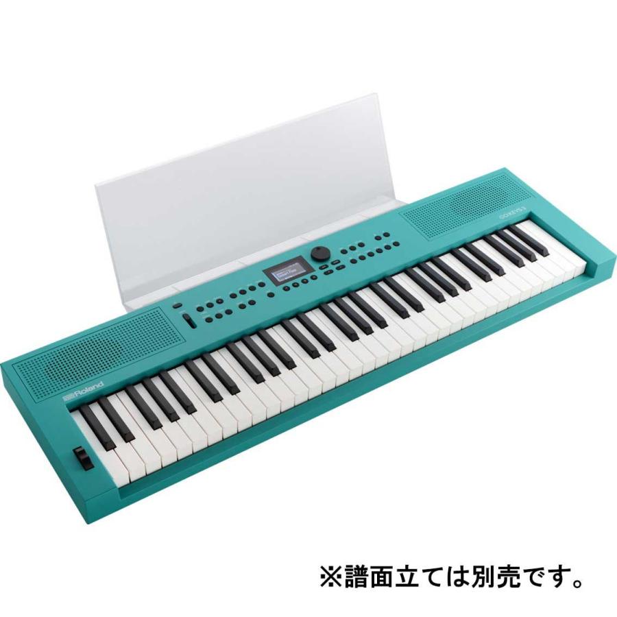 ローランド 61鍵キーボード(ターコイズ) Roland GO:KEYS 3 GOKEYS3-TQ 返品種別A｜joshin｜04