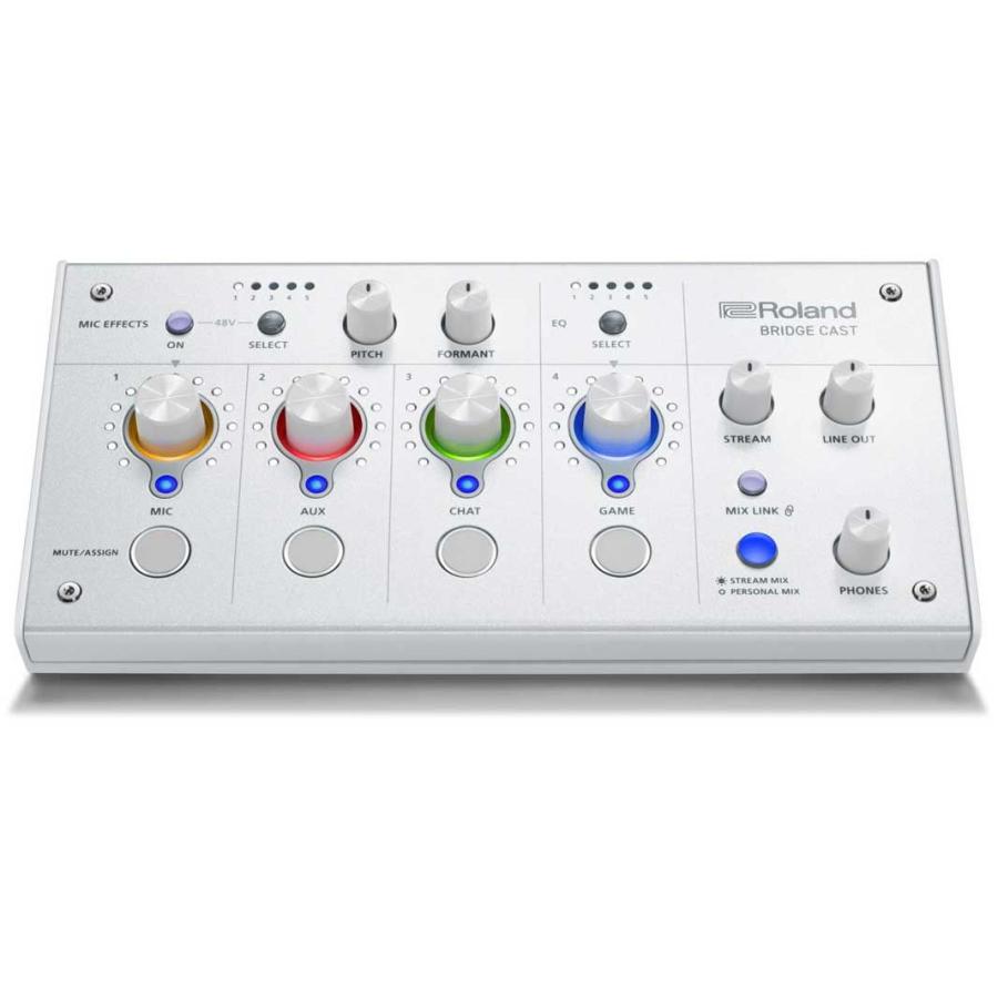ローランド ROLAND ブリッジキャストアイスホワイト 白　ゲーミングミキサー ローランド ゲーミングミキサー(アイスホワイト) Roland BRIDGE