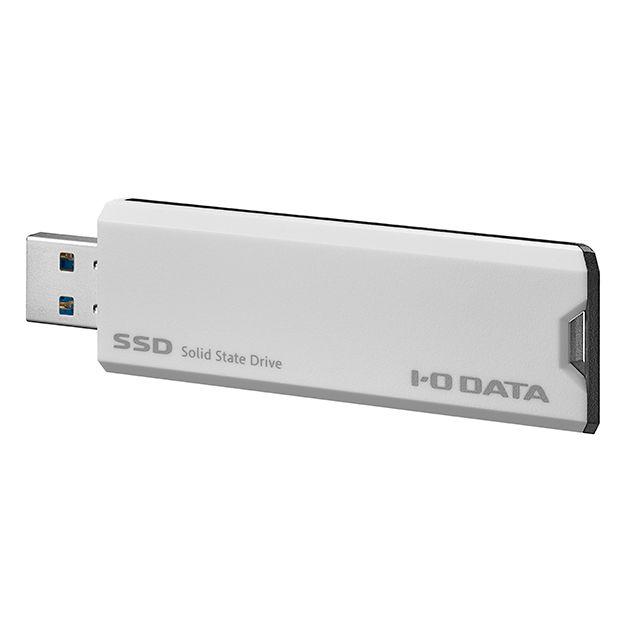 I/ Oデータ USB 10Gbps(USB 3.2 Gen2)対応 スティックSSD 2TB(ホワイト×ブラック) SSPS-US2W 返品種別A｜joshin｜02