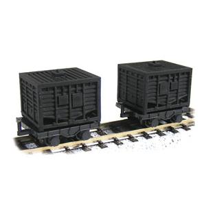 津川洋行 (N)JT-06 うん搬車(糞尿貨車タイプ・2両入) 返品種別B