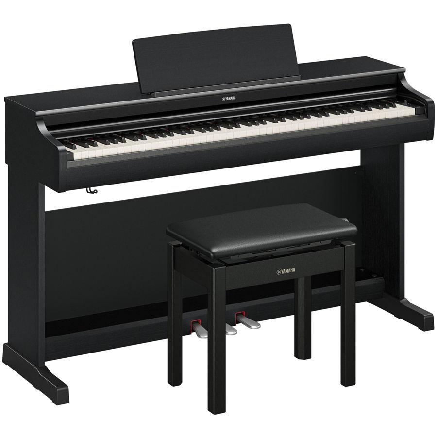 ヤマハ電子ピアノ（YAMAHA P-95 黒）椅子付き YAMAHA（ヤマハ） 電子ピアノ(ブラックウッド調仕上げ)(高低自在椅子