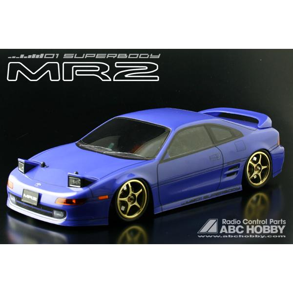 ABCホビー 1/ 10 電動RCカー用ボディ 01スーパーボディ トヨタ・MR2
