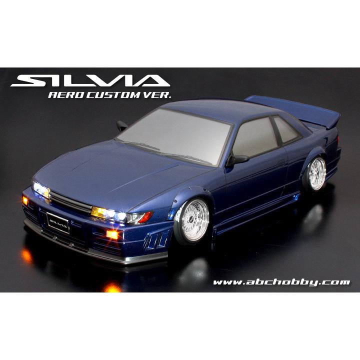 シルビア s13 abcホビーラジコンボディ　ドリフト　1/10 YD-2 ABCホビー 01（ZERO-ONE)スーパーボディ ニッサン・シルエイティ