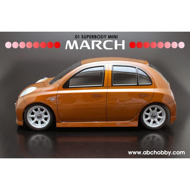 ABCホビー (再生産)1/ 10 01スーパーボディミニ ： ニッサン