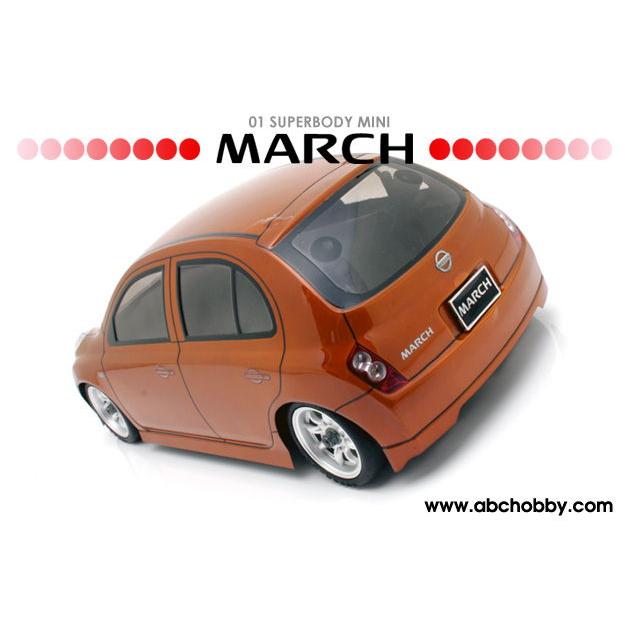 ABCホビー　日産マーチ　ボディのみ ABC HOBBY.com