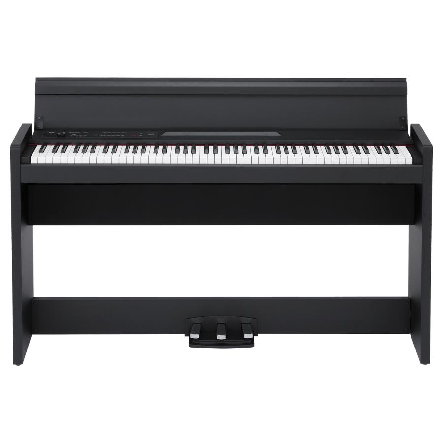 コルグ 電子ピアノ (ブラック)(ヘッドホン付き) KORG LP-380-BK U 返品 