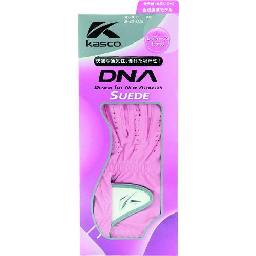 キャスコ DNA SUEDE レディース ゴルフグローブ 左手用(ピンク・サイズ：19cm) 返品種別A｜joshin｜02
