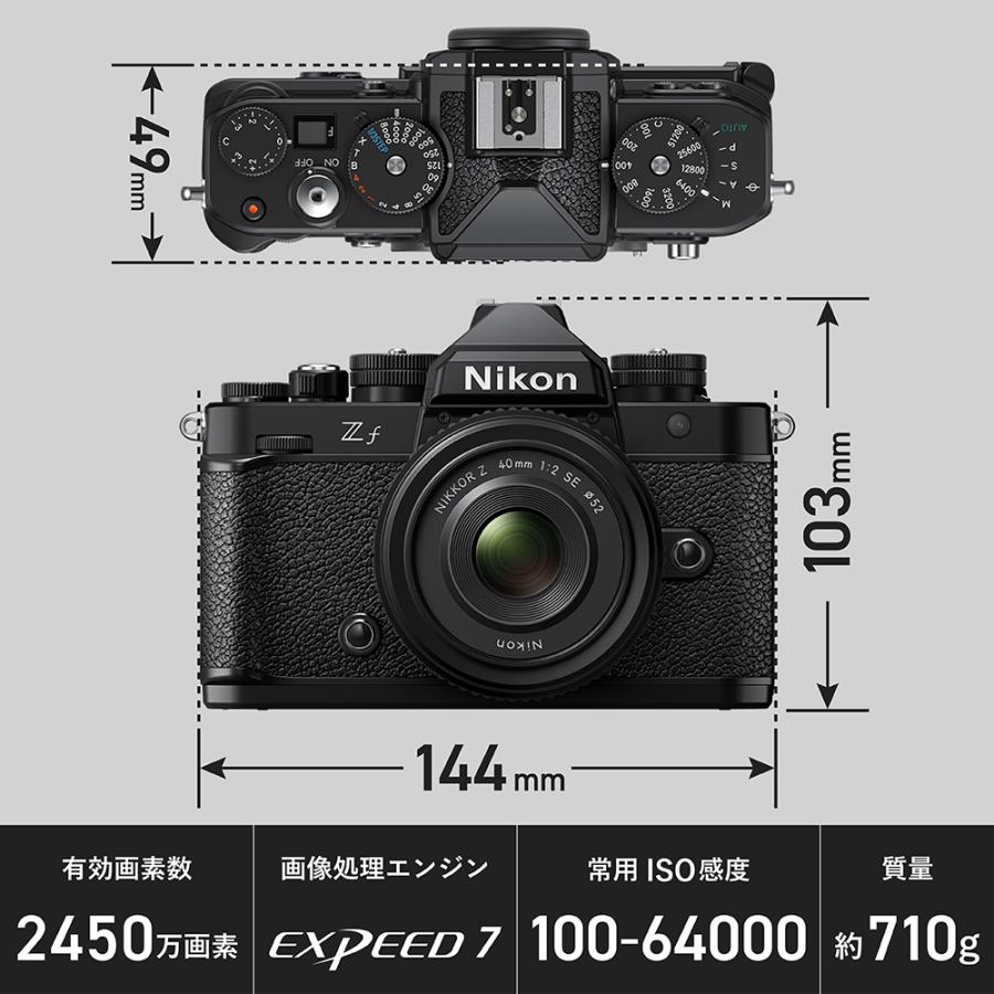 ニコン ミラーレス一眼カメラ「Z f」ボディ FXフォーマット Nikon ZF 返品種別A｜joshin｜07