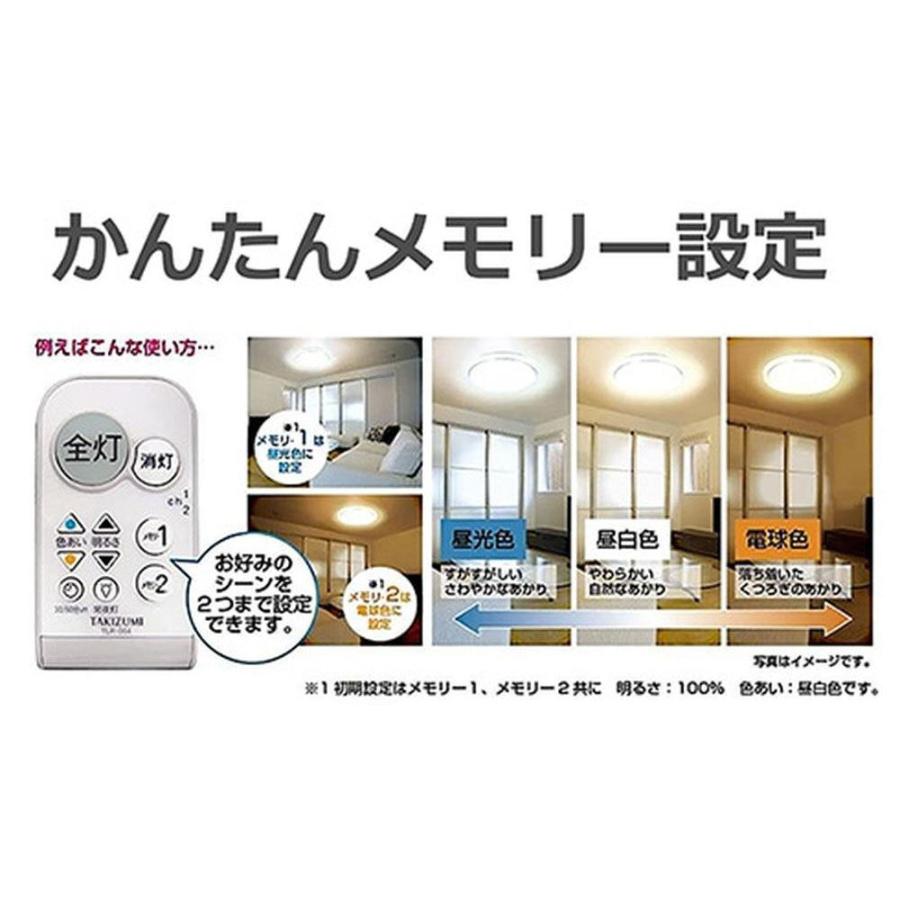 タキズミ 6畳〜8畳用 LEDシーリングライト(カチット式) TAKIZUMI GWX80130 返品種別A｜joshin｜10