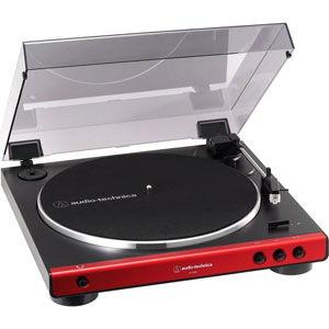 audio-technica フルオートターンテーブル AT-LP60X レッドの商品画像（Yahoo!ショッピング）