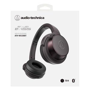 オーディオテクニカ ワイヤレスヘッドホン(ブラック) audio-technica ATH-WS330BT-BK 返品種別A｜joshin｜03