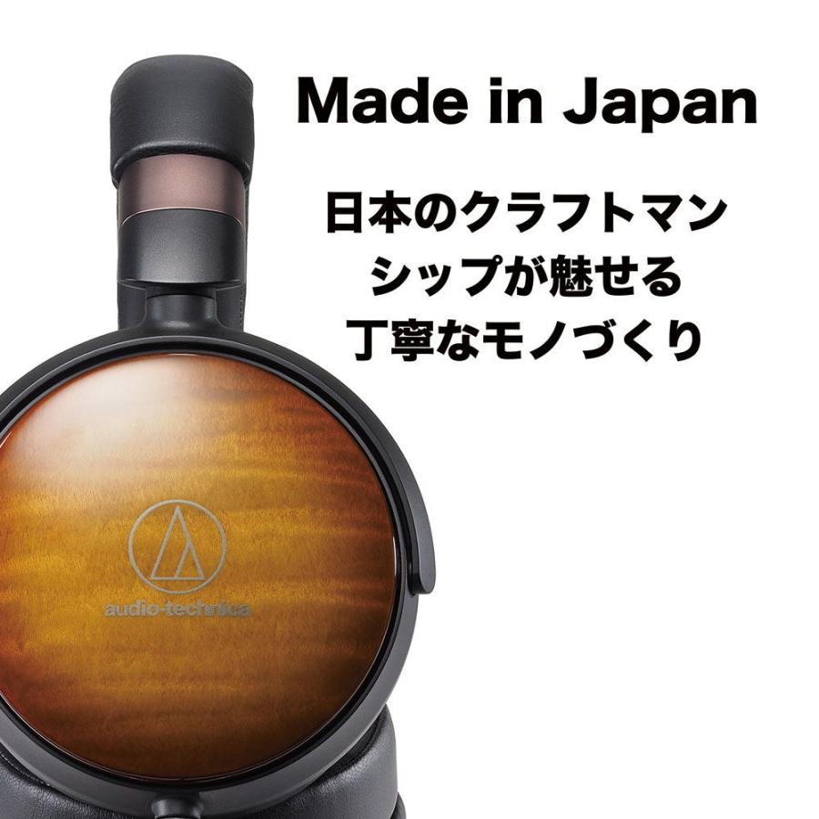 オーディオテクニカ ハイレゾ対応 ダイナミック密閉型ヘッドホン audio-technica ウッドハウジングシリーズ ATH-WP900 返品種別A｜joshin｜09